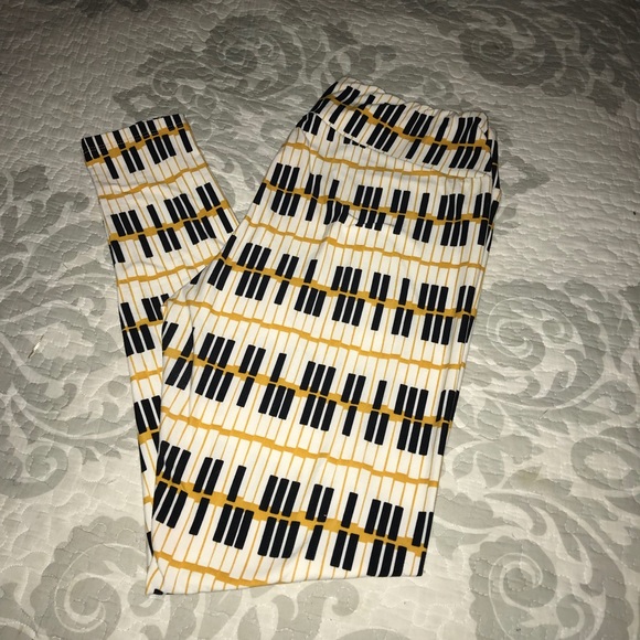 🎹 LuLaRoe Piano Keys Legging, Size-TC(12-18)🎹 - Picture 2 of 3